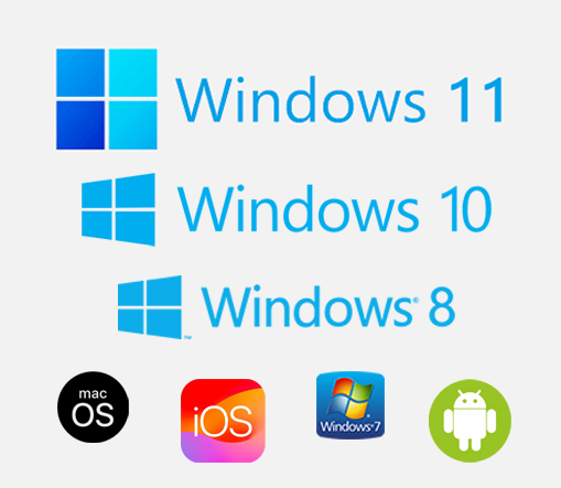 tương thích trên hệ điều hành windows, ios, android